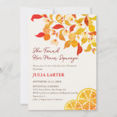 Herfst Herfst Lemon Tea Party vrijgezellenfeest Kaart (Voorkant)