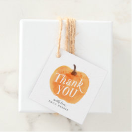 Herfst herfst Little Pumpkin Double Sided Bedankt Bedankjes Labels