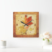 Herfst herfst Maples bladert wandklok (Huis)