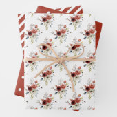 Herfst herfst Mix Floral Wedding Inpakpapier Vel (In situ)