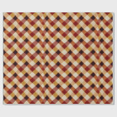 Herfst Herfst Modern Argyle Patroon No13 Cadeaupapier (Vlak)