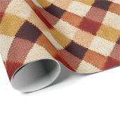 Herfst Herfst Modern Argyle Patroon No13 Cadeaupapier (Rol Hoek)