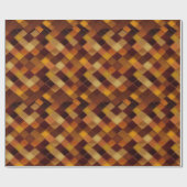 Herfst Herfst Modern Argyle Patroon No16 Cadeaupapier (Vlak)