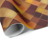 Herfst Herfst Modern Argyle Patroon No16 Cadeaupapier (Rol Hoek)