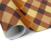 Herfst Herfst Modern Argyle Patroon No18 Cadeaupapier (Rol Hoek)