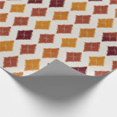 Herfst Herfst Modern Argyle Patroon No1 Cadeaupapier (Hoek)