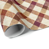Herfst Herfst Modern Argyle Pattern No7 Cadeaupapier (Rol Hoek)