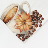 Herfst Herfst Monogram Naam Fleece Deken (Hoek)