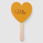Herfst herfst Mr en Mrs fans/paddles Hand Fan Handwaaier (Voorkant)