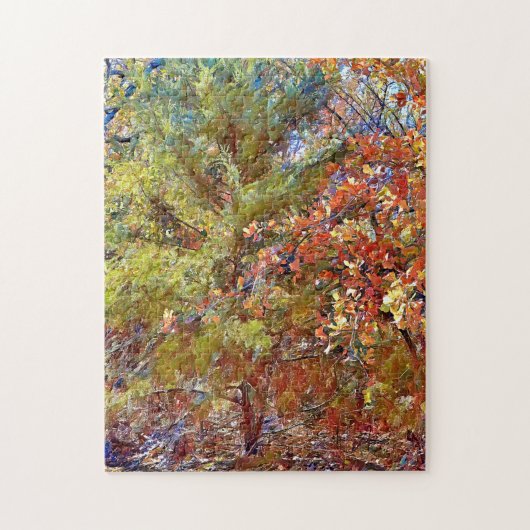 Herfst herfst Natuur bos kunst puzzel Legpuzzel (Verticaal)
