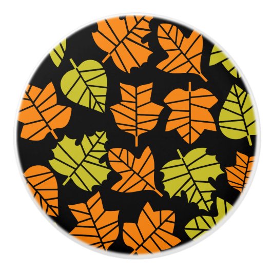 Herfst Herfst Natuur Transition Keramische Knop (Voorkant)