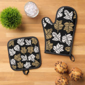 Herfst Herfst Natuur Transition Ovenwant & Pannenlap Set (Top down)
