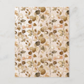 Herfst herfst oliage Wedding Insert Kaart (Achterkant)