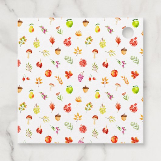 herfst Herfst oogst bruiloft dank u Bedankjes Labels (Achterkant)