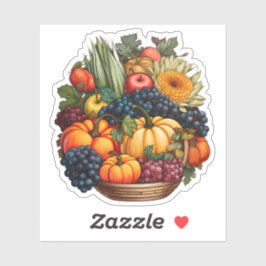 Herfst herfst oogst Thanksgiving Boerderij groente Sticker