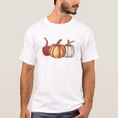 Herfst Herfst Oogst Thanksgiving Pompoen T-shirt (Voorkant)