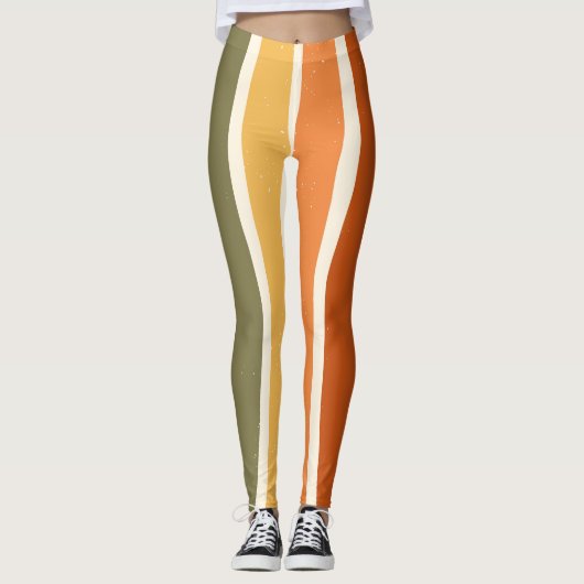 herfst Herfst Oogst Thanksgiving Seizoen Blad Fall Leggings (Voorkant)
