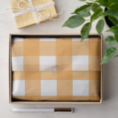 Herfst herfst Oranje speldenpatroon Tissuepapier (Geschenk)