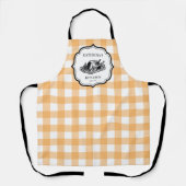 Herfst herfst Oranje Thanksgiving Pset Turkije Schort (Voorkant)