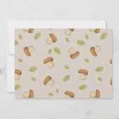 Herfst/Herfst Paddestoel Hedgehog Kids Verjaardags Kaart (Achterkant)