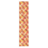 Herfst, Herfst Plaid Ontwerp Korte Tafelloper (Voorkant)
