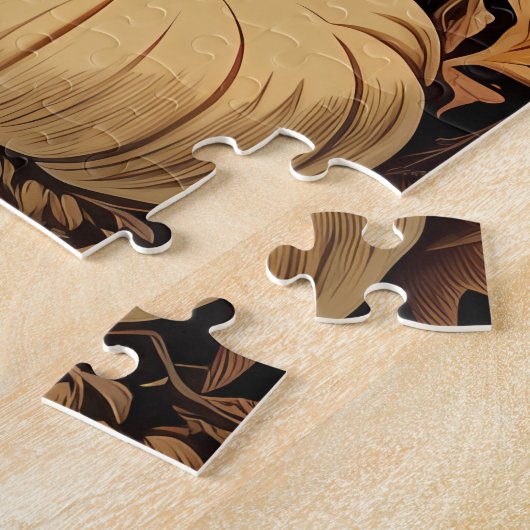 herfst Herfst platteland Boerderij schuur pompoen Legpuzzel (Zijkant)