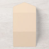 Herfst Herfst pompoen botanische bruiloft All In One Uitnodiging (Buitenkant)