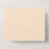 Herfst Herfst pompoen botanische bruiloft All In One Uitnodiging (Achterkant)