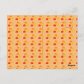 Herfst/herfst/pompoen Briefkaart (Achterkant)