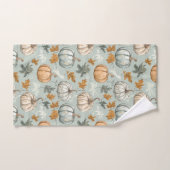 Herfst Herfst Pompoen Handdoek Set 3 Blauwgroen (Handdoek)