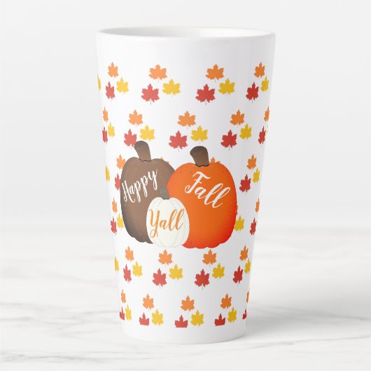 Herfst/herfst/pompoen Latte Mok (Voorkant)