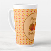 Herfst/herfst/pompoen Latte Mok (Linkerhoek)