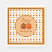 Herfst/herfst/pompoen Napkins Servet (Voorkant)