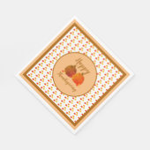Herfst/herfst/pompoen Napkins Servet (Hoek)
