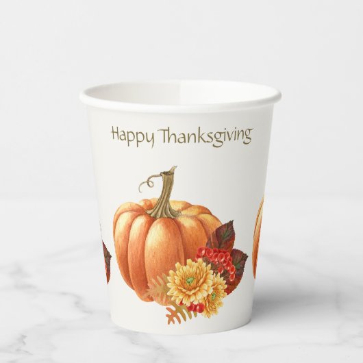 Herfst Herfst Pompoen Papier Cups Papieren Bekers (Links)