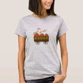 Herfst Herfst Pompoen Patch Hayride Winkelwagen De T-shirt (Voorkant)