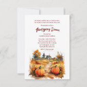 Herfst herfst pompoen patch party uitnodiging (Voorkant)