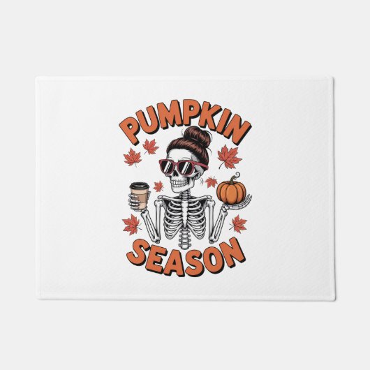 Herfst Herfst Pompoen Seizoen Deurmat (Voorkant)