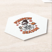 Herfst Herfst Pompoen Seizoen Kartonnen Onderzetters (Schuin)