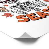 Herfst Herfst Pompoen Seizoen Poster (Hoek)