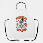 Herfst Herfst Pompoen Seizoen Schort (Voorkant)