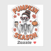 Herfst Herfst Pompoen Seizoen Sticker (Vel)