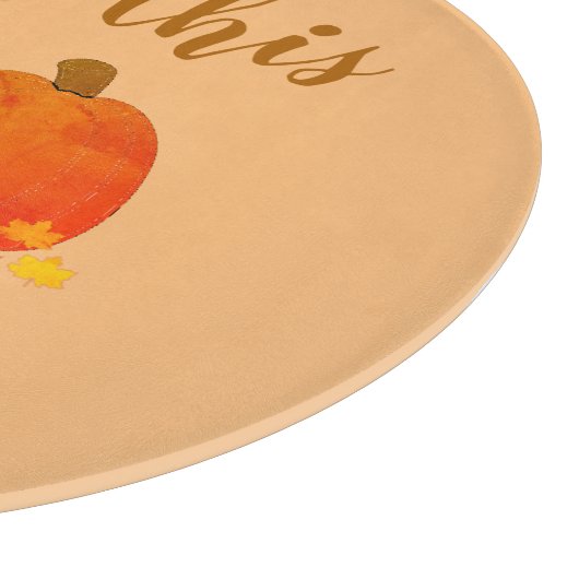 Herfst/herfst/pompoen Snijplank (Hoek)