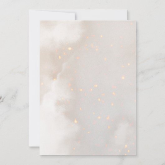 Herfst herfst pompoen spook Baby shower Kaart (Achterkant)