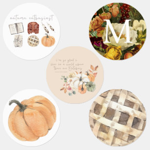 Herfst Herfst pompoen Stickers