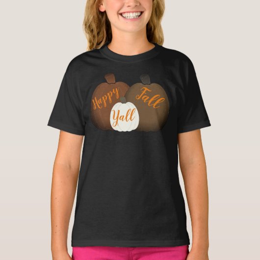 Herfst/herfst/pompoen T-shirt (Voorkant)