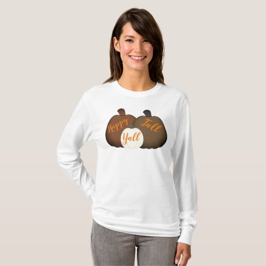 Herfst/herfst/pompoen T-shirt (Voorkant volledig)