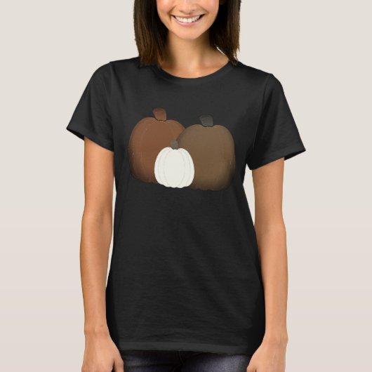 Herfst/herfst/pompoen T-shirt (Voorkant)
