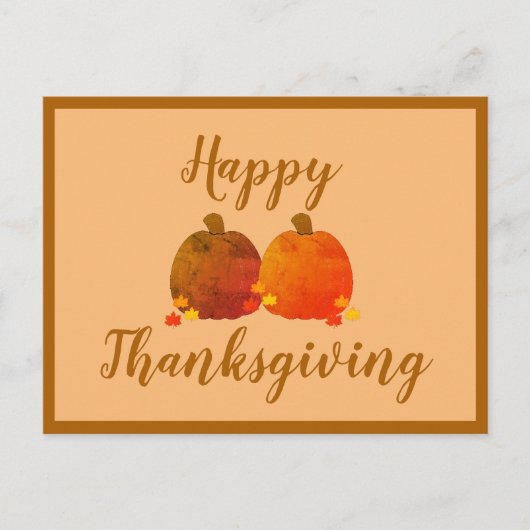 Herfst/herfst/pompoen/Thanksgiving Briefkaart (Voorkant)