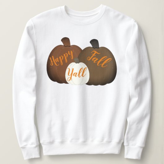 Herfst/herfst/pompoen Trui (Design voorkant)